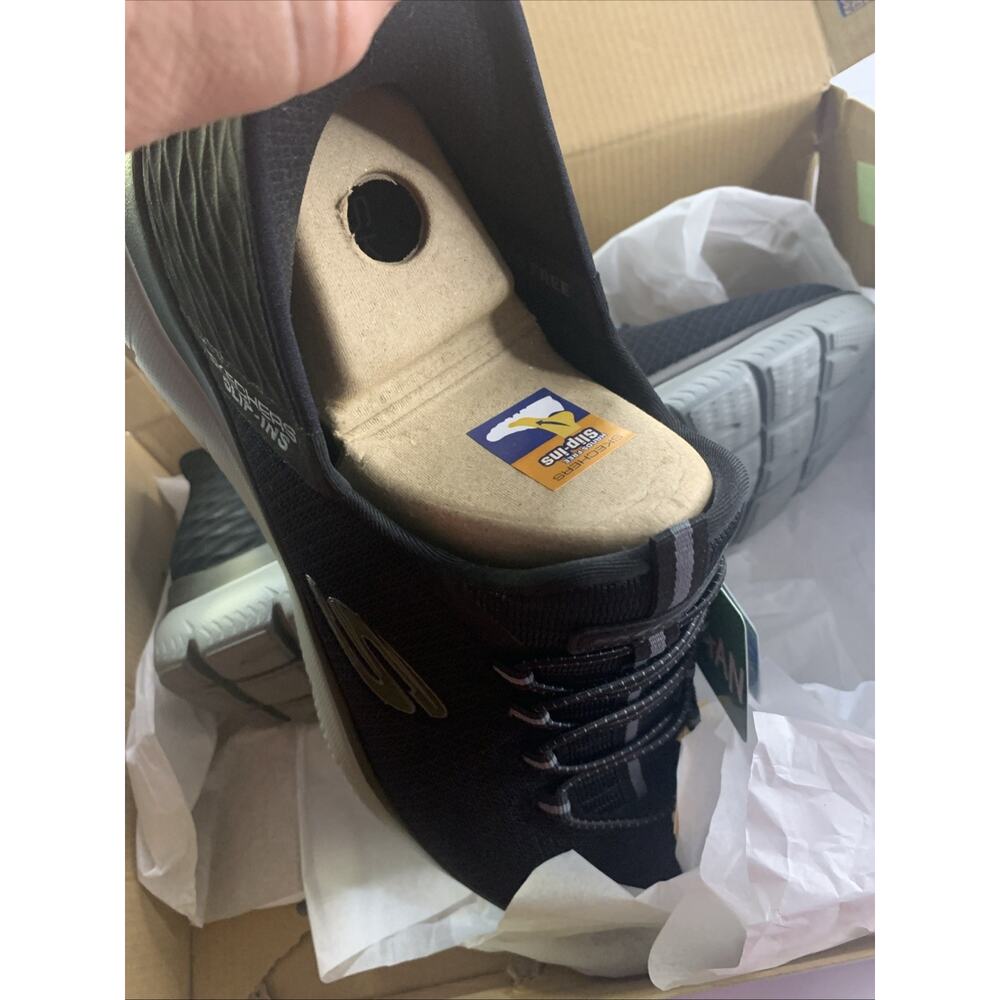 Skechers Men's Summits High Range Memory Foam Slip-In Size 12 Blk/Charcoal - Picture 9 of 12